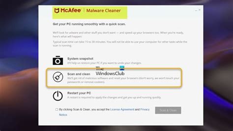 mcafee malware cleaner (mmc)|McAfee software error on Windows: Installation incomplete.